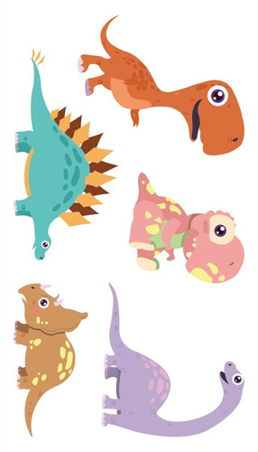 Imagen 7 de 10 de Tatuajes Temporales Tattoo Dinosaurio Pack X10 Souvenir