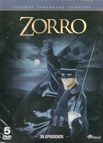 Box Dvd: Zorro 1ª E 2ª Temporada Completo - Original Lacrado