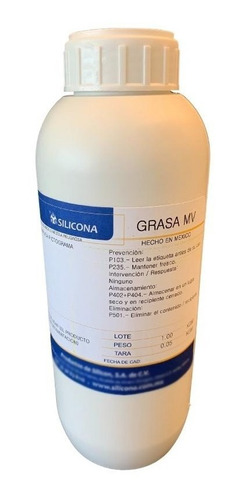 Lubricante De Silicón Con Alta Viscosidad Grasa Mv - 1kg