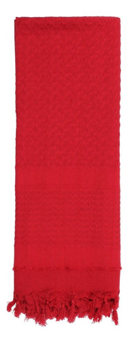 Shemagh Palestina Bufanda Rojo Liso Rothco Talla Unitalla