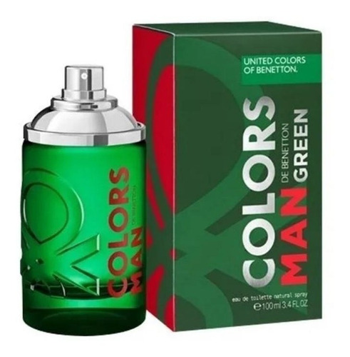 Perfume Colors Man Green United Of Benetton X 100ml Original