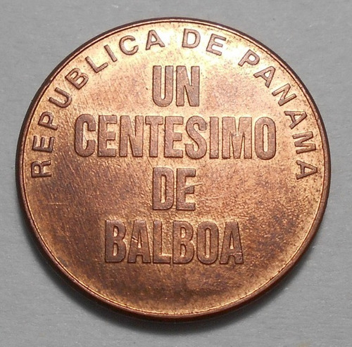 Moneda Panamá Un Centésimo De Balboa 2001