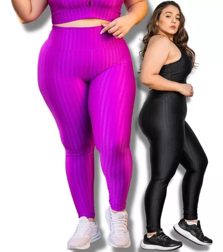 Calça Legging Fitness 3D Poliamida Premium