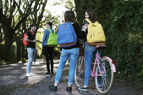 Mochila Escolar Urbana Porta Notebook Hygge