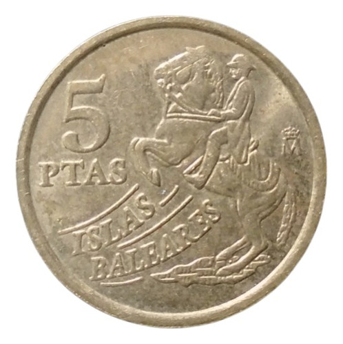 España 5 Pesetas 1997 Islas Baleares X Pieza Es#02 (Usado)
