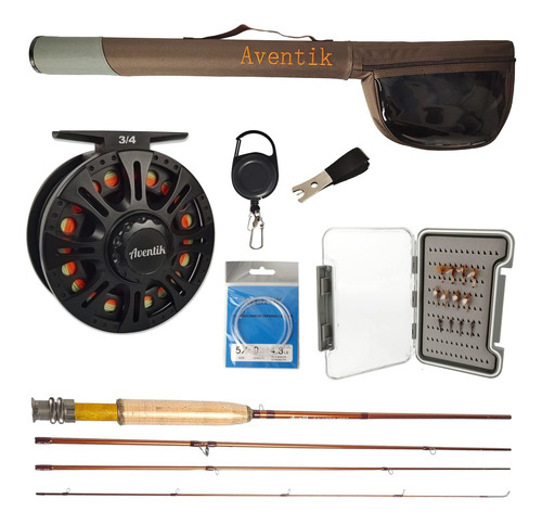 Extreme Fly Fishing Combo Kit Starter Rod Carrete Outfit