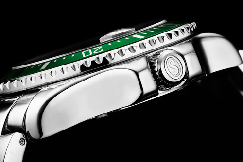 Reloj Stuhrling Original Diver 3950a 42 Mm Depthmaster Para