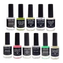 Comprar Kit 11 Esmaltes Para Uñas Heburn Manicuría Tratamiento Color A Eleccion