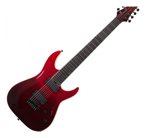 Schecter C-7 Sls Elite Bdb Guitarra Eléctrica Sólida Blood B Orientación de la mano Diestro