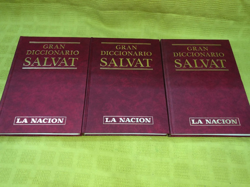 Gran Diccionario Salvat 3 Tomos - La Nación