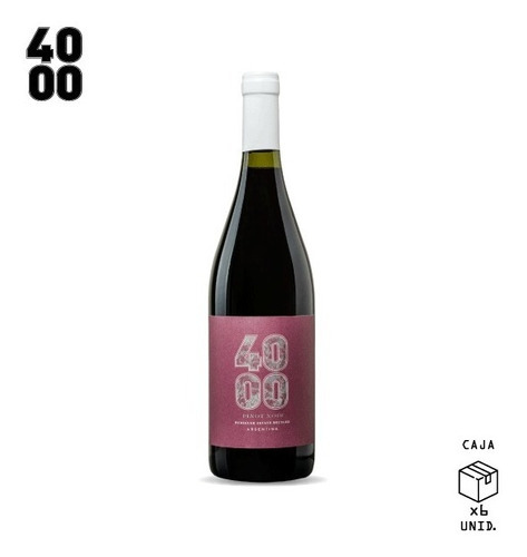 Budeguer 4000 Reserva Pinot Noir Caja X 6 - Envío