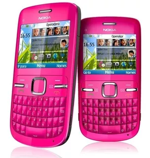 Celular Nokia C3 Rosa