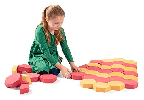 Playlearn Bloques De Construcción De Adoquines De Espuma, Bl