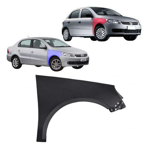 Paralama Gol G5 Lado Direito