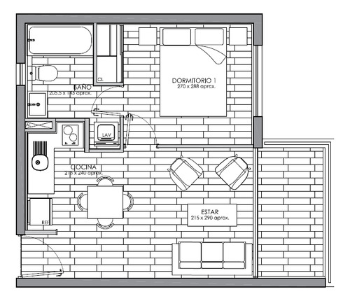 Santa Rosa Con Santa Isabel, 1 Dormitorio, Ideal Inversión