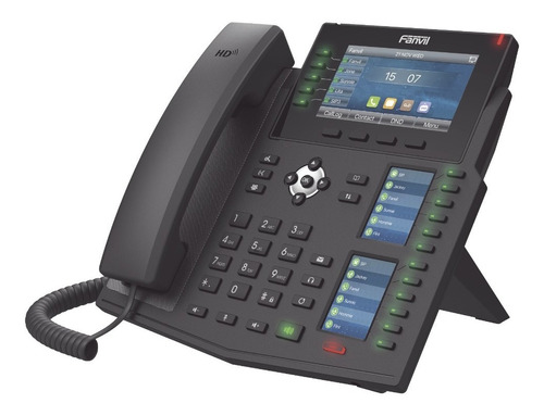 Teléfono Ip Fanvil X6u Empresarial 20 Líneas Sip A Color 