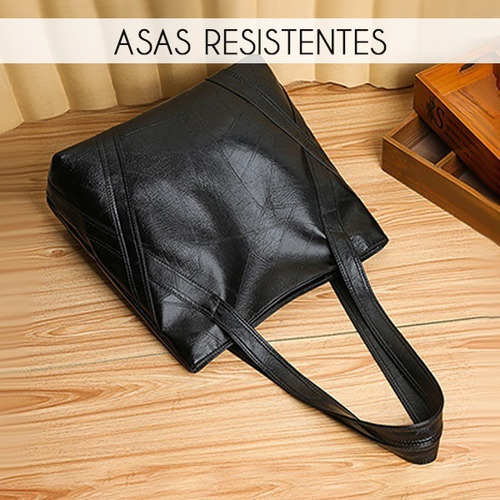 Imagen 3 de 6 de Bolsa Dama Bolso Casual Minimalista Elegante Práctica Tote