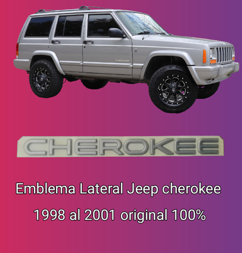 Emblema Lateral Jeep Cherokee Classic 1998 Al 2001 Original