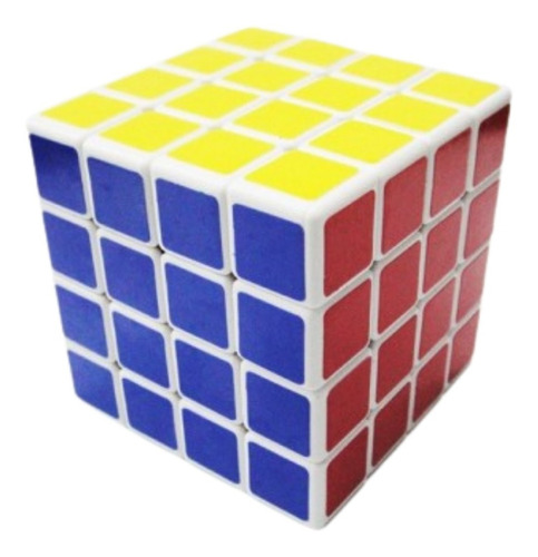 Cubo Mágico 4x4 Base Blanca Jiehui Cube Calidad Velocidad 