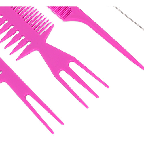 Peine Para Peinar El Cabello, 10 Unidades, Mango Ergonómico,