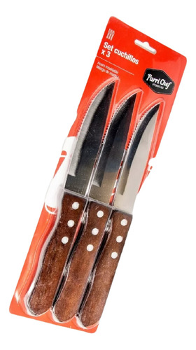 Set De Cuchillos Para Asado Parri Chef Para Parrilla Y Hogar