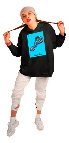 Sudadera Tipo Hoodie Unisex De La Loteria La Pipa