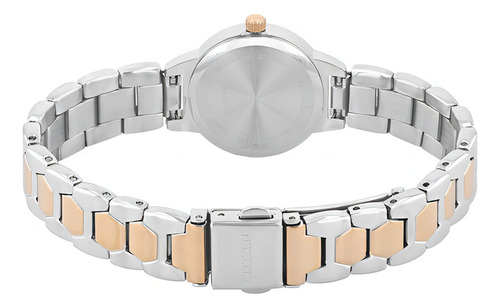Reloj Citizen Quartz Analog Ez701650d Mujer Color de la malla Plateado Color del bisel Blanco Color del fondo Blanco
