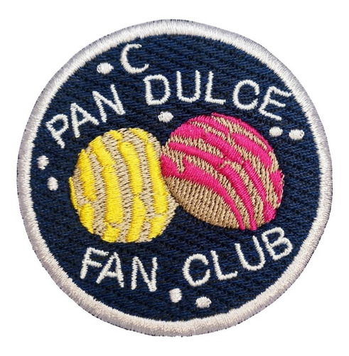 Parche Bordado Pan Dulce Fan Club Concha Adherible