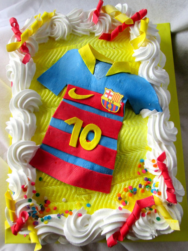 Tortas Cumpleaños Infantiles Merengue Cuadros Futboll