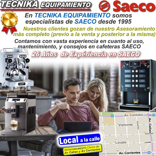 Cafetera Express Automatica Saeco Aulika Top Ri Profesional, Capuchinos, C/ Molinillo De Café En Granos