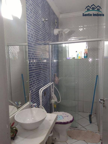Imagem 7 de 21 de Casa Térrea Coberta Com Laje Com 3 Dormitórios,03 Vagas De Garagem À Venda, 140 M² Por R$ 335.000 - Condomínio Maracanã - Santo André/sp - Ca0126