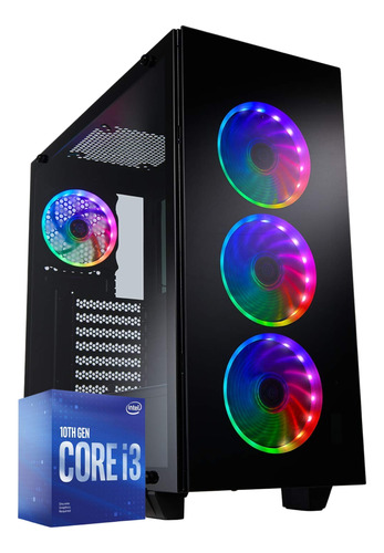 Pc Torre Gamer Core I3 10ma 16gb 480ssd Grafica Gt1030 4gb