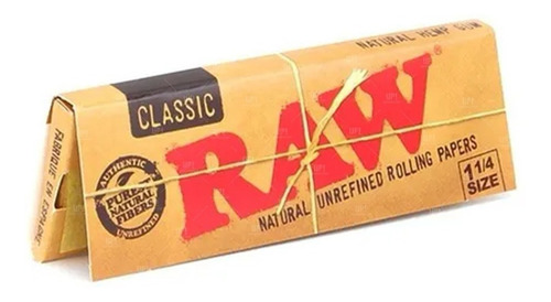 Imagen 2 de 10 de Papel Para Armar Sedas Raw Classic Con Filtros Tips Grow