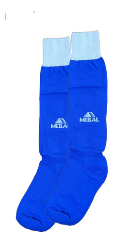 12 Pares Medias Futbol Hockey Mebal (docena) Azul 2 Numeraciion 35-39