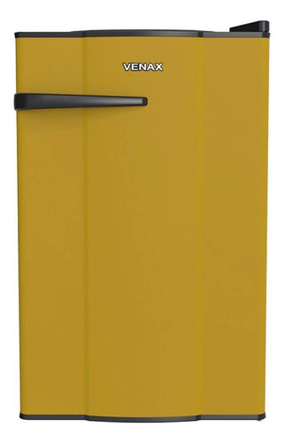 Frigobar Geladeira Mini Venax Amarelo Fosco 82 Litros 220v