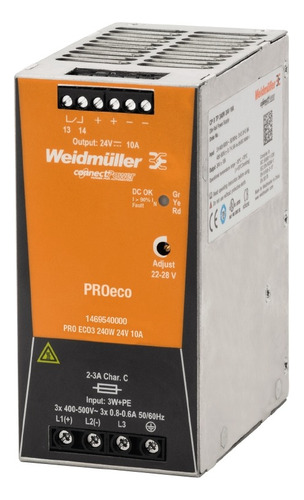  1469540000 Pro Eco3 240w 24v 10a Weidmuller