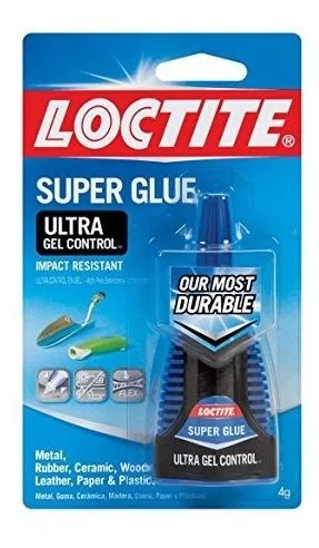 Pack De 3 Loctite Ultra Gel Control 4g: Adhesivo Super Glue