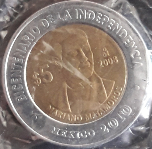 Cenetenario De La Revolucion, Mariano Matamoros $5 2008