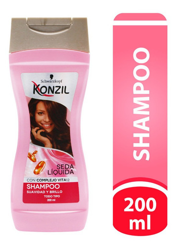 Shampoo Konzil Suavidad Y Brillo Seda Li - mL a $48