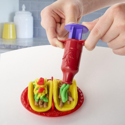 Juego De Comida Play-doh Taco Time Para Niños 3+ Con 4