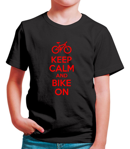 Polo Niño Keep Calm And Bike On (d1161 Boleto.store)