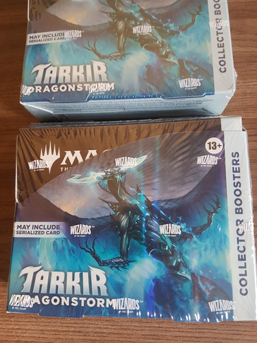 Magic Tarkir Dragonstorm - Caixa De Booster De Colecionador Tarkir - Caixa De Booster De Colecionador Inglês