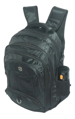 Mochila Masculina De Viagem: Espaço Resistência E Estilo 40l Cor Preto