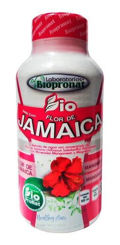 Flor De Jamaica Magnesio Manganeso 500ml - mL a $46