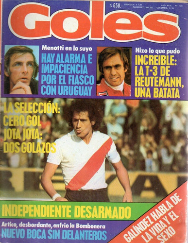 Revista Goles 1520 7 Mar 1978 Reutemann Galindez Seleccion