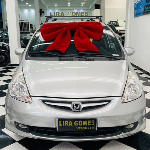Imagem 2 de 14 de Honda Fit Ex 1.5 Automático 2007 Completo Bancos De Couro