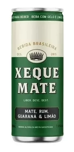 Kit 6 Bebida Mista Xeque Mate Draft Rum - 355ml