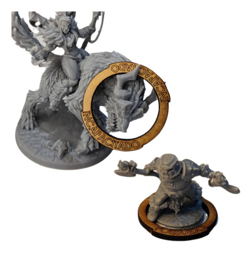 Anéis Marcadores De Condições Rpg Compatível D&d Dnd