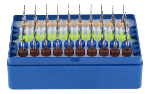 Mini Brocas Pcb Twist De 0,5 A 0,9 Mm, 50 Unidades, 1/8 PuLG