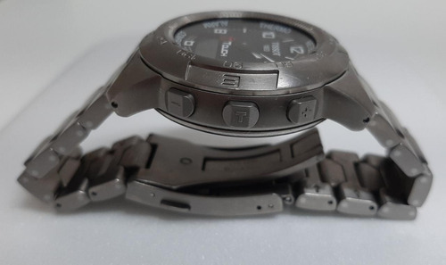 Relógio Tissot Touch Em Titânio + 1 Pulseira Tática E Estojo